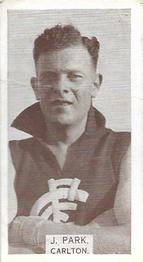 1933 Wills's Victorian Footballers (Small) #115 Jim Park Front